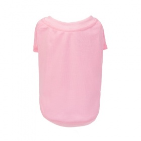 Pink Polyester Dog T-Shirt